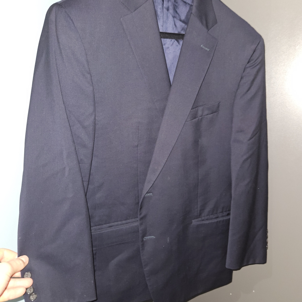 Saks Fifth Avenue Dark Blue Men's Blazer
